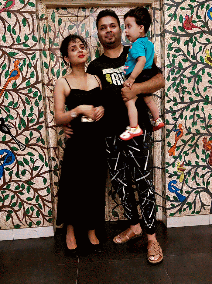 Mom and son at first book signing