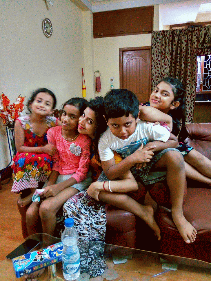 Mom and son at first book signing